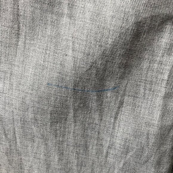 NWT Bohelle Women's Gray Long Sleeve Midi Mock Neck Cotton Dress Size 42 / M - Picture 8 of 15